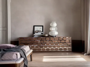 HONEY NIGHT - Wood veneer chest of drawers - drawer by Tonin Casa