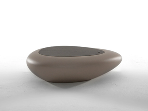 KOS - Polyethylene coffee table with storage space - Coffee table by Tonin Casa