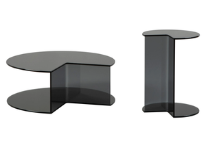 PACMAN - Round crystal coffee table - Coffee table by Tonin Casa