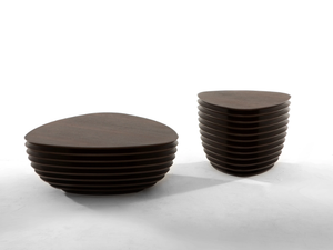 REA - Triangular wooden coffee table - Coffee table by Tonin Casa