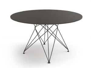 ARCOS - Round linoleum dining table - Table by Tonon