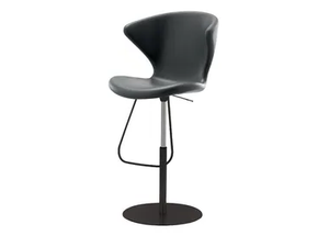 CONCEPT SOFT TOUCH - High integral soft Touch polyurethane foam stool with back - Stool by Tonon