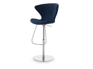 CONCEPT UPHOLSTERED - Upholstered high fabric stool - Stool by Tonon