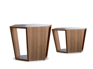 DIAMONDS - Wooden coffee table with integrated magazine rack - Coffee table by Tonon