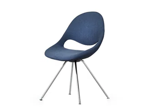 LITTLE MOON UPHOLSTERED - Upholstered fabric chair - Chair by Tonon