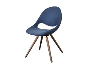 LITTLE MOON UPHOLSTERED - Upholstered fabric chair - Chair by Tonon