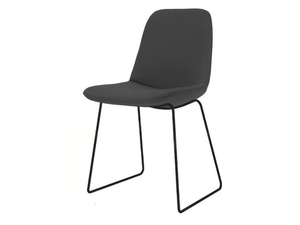 STEP UPHOLSTERED - Sled base upholstered chair - Chair by Tonon