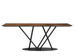 TUBE - Rectangular wooden dining table - Table by Tonon