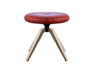TURNA AROUND - Swivel wooden stool - Stool by Tonon