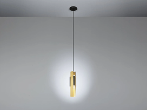 EXCALIBUR - LED Satin brass pendant lamp - Ceiling lamp by Tooy