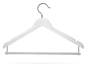 GIULIA WITH BAR - Beech clothes hanger - Accessories by Toscanini