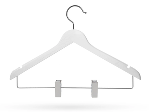 GIULIA WITH CLIPS - Beech clothes hanger - Accessories by Toscanini