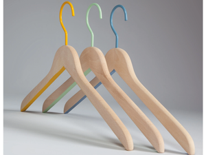 IRENE YELLOW, DUSTY BLUE, MINT GREEN - Beech clothes hanger - Accessories by Toscanini