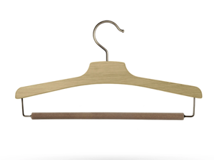 MARCELLO SKIRT/TROUSERS WITH BAR - Oak clothes hanger - Accessories by Toscanini