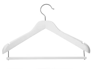MASSIMO WITH BAR - Beech clothes hanger - Accessories by Toscanini