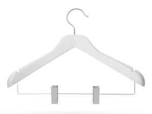 MASSIMO WITH CLIPS - Beech clothes hanger - Accessories by Toscanini