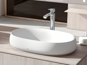 CE PJS05WEE#MW - Countertop oval galalato washbasin - Washbasin by TOTO