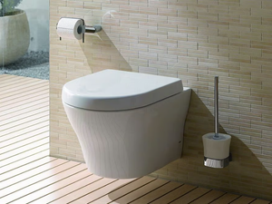 MH CW162Y - Rimless wall-hung ceramic toilet - Toilet seat by TOTO
