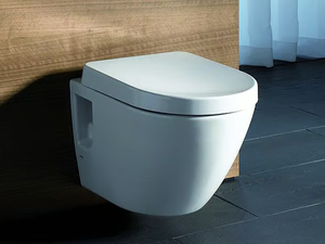 NC CW762Y - Rimless wall-hung ceramic toilet - Toilet seat by TOTO