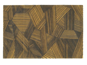 INTRECCIO - Rectangular wool rug with geometric shapes - Rug by Toulemonde Bochart