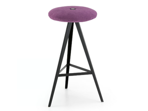 AKY - Upholstered fabric barstool - Stool by TrabA'