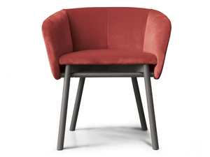 BALÙ - Fabric chair with armrests - Chair by TrabA'