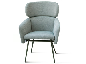 BALÙ-XL-MET - Fabric armchair with armrests - Armchair by TrabA'