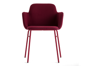 BARDOT MET - Upholstered fabric chair with armrests - Chair by TrabA'