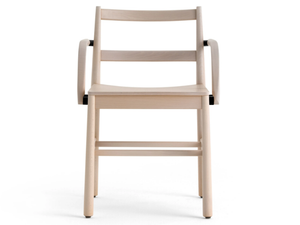 JULIE - Beech chair with armrests - Chair by TrabA'