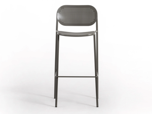 METIS DOT - High metal stool with footrest - Stool by TrabA'
