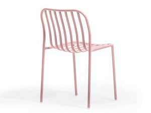 METIS LINE - Stackable metal chair open back - Chair by TrabA'