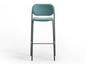METIS PAD - High fabric stool with footrest - Stool by TrabA'