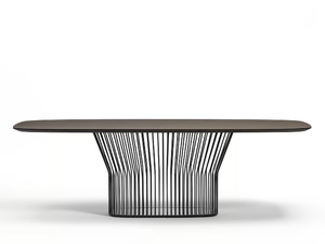 RAY - Rectangular wood veneer table - Table by TrabA'