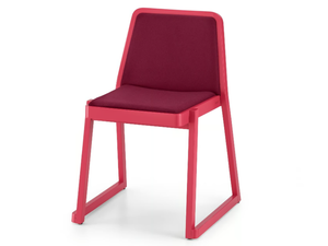 ROXANNE - Sled base upholstered chair - Chair by TrabA'