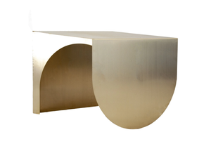 AESTUS - Rectangular brass coffee table - Coffee table by TrackDesign