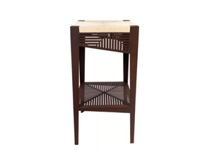 CORTESE - High Corten™ stool with footrest - Stool by TrackDesign