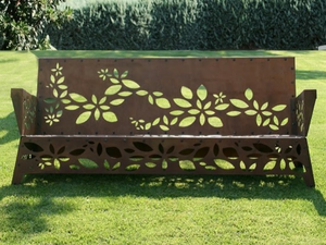 HANAMI - 3 seater Corten™ sofa - Sofa by TrackDesign