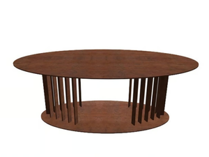 OVOV - Oval Corten™ coffee table for living room - Coffee table by TrackDesign