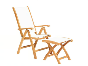 KATE - Recliner teak garden chair - Chair by Traditional Teak