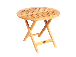 LILLY - Round teak garden table - Table by Traditional Teak