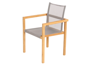 NOAH - Stackable teak garden chair - Chair by Traditional Teak