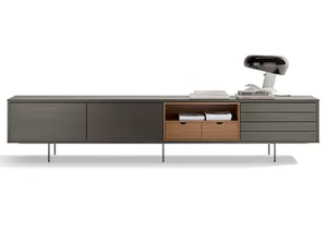 AURA 70 - Modular wooden TV cabinet with drawers - Cabinet by TREKU