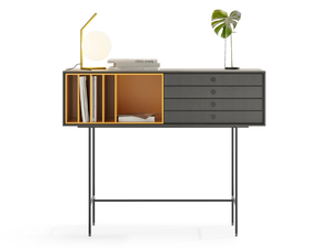 AURA 71 - Solid wood console table with drawers - Console by TREKU