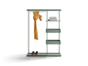 BOST 20 - Sectional steel and wood hallway unit - Sofa by TREKU