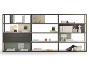 KAI 41 - Freestanding oak bookcase - Cabinet by TREKU