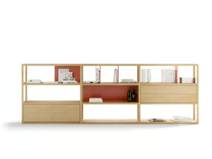 KAI 48 - Open sectional oak bookcase - Cabinet by TREKU