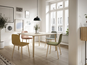 ROLL - Square wooden table - Table by TREKU