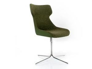 CAMILA - Swivel upholstered with 4-spoke base chair - Chair by Tremolada