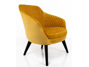 KATY - Fabric easy chair with armrests - Armchair by Tremolada