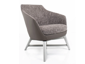 KATY - Fabric easy chair with armrests - Armchair by Tremolada
